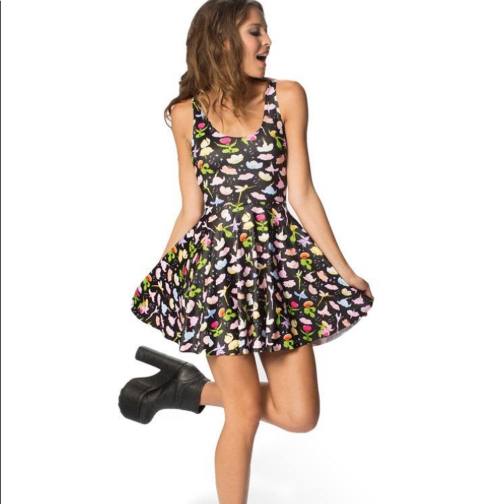 Fantasia scoop skater dress BlackMilk